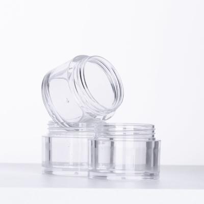 Frasco transparente 7g 10g do creme de 1oz 2oz 4oz Rose Gold PETG