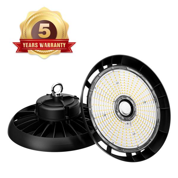 Salles de sport 50w 100w 150w 200w 300w Aluminium industriel Dimmable résistant à l'explosion IP65 OVNI LED High Bay Light