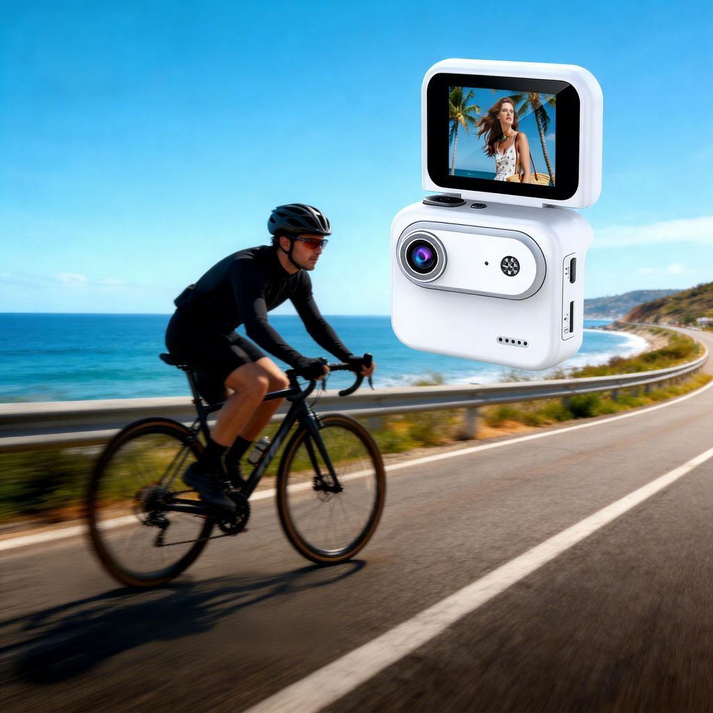 Mini Action Camera Stabilization 143 Wide Angle Lens 2.0