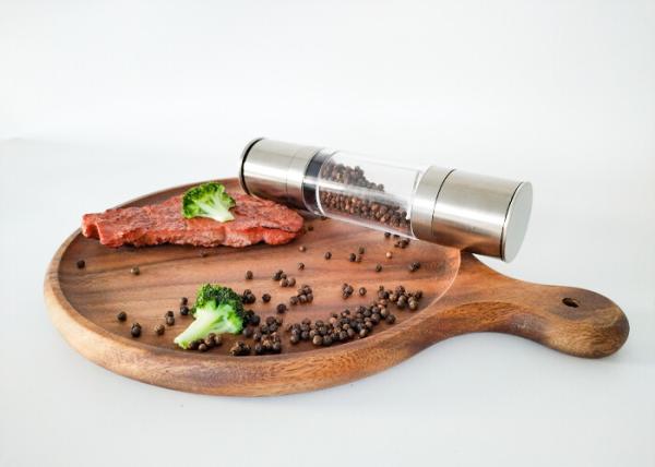 Double Headed Stainless Steel Pepper Grinders  For Kitchen