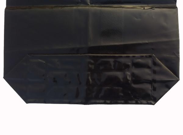 Black PE Plastic Valve Sealed Bags for Packing Activated Carbon / 25kg Valve PE Sacks