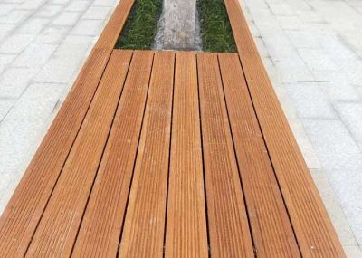 Durable Green Material Bamboo Park Bench Modern Appearance Customized Size