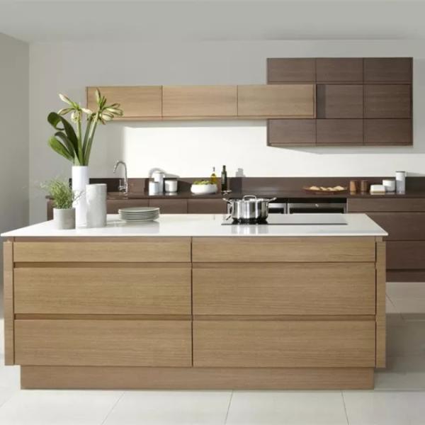 Customized Kitchen Cabinet Set , Modern Lacquer Pantry Kitchen Cabinet