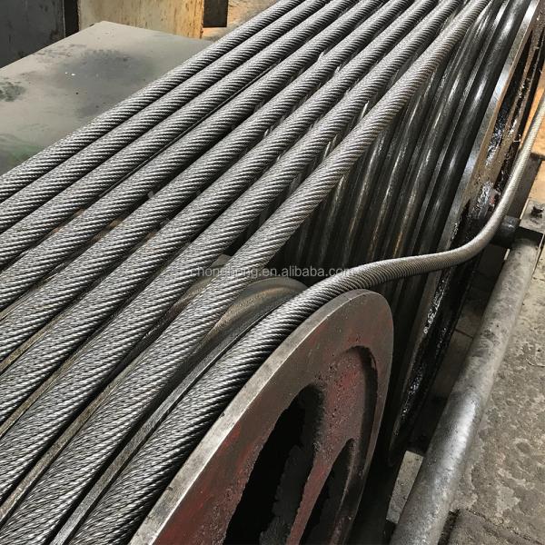 Grade High Carbon Steel 6*19 Wire Rope 3mm-16mm for Gym Equipment Cable Winch Hot Dip Galvanized/Electric Galvanized