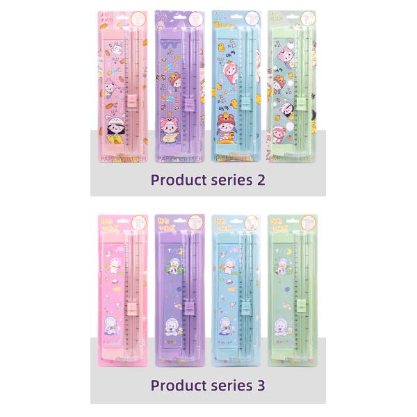 2022 Custom Cartoon A5 Mini Paper Trimmer 135g Desktop Cutter com design leve