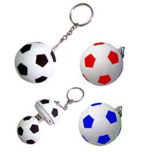 Movimentações bonitos do flash de USB da forma do futebol