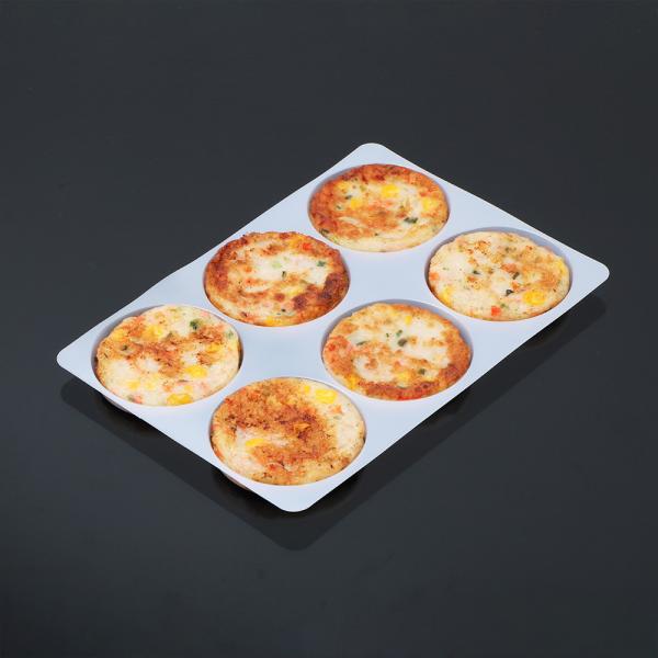 Custom 6 hole PP Mochi chocolate tray Pastry Storage Container  Insert Trays Clear Plastic Dessert Box