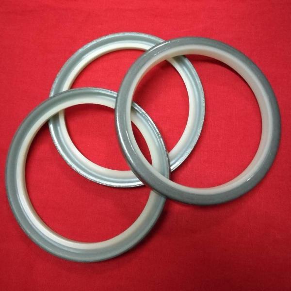 Excavator Bucket Shaft Oil Seal DLI Type Hydraulic Wiper Seal with Steel+PU Lip or NBR Lip in Standard Size