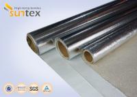 Enduit en aluminium avec la protection de matériaux de protection contre la chaleur de tissu de fibre de verre pour l'extérieur sifflant