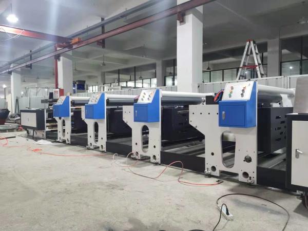 320mm Inline Printing Machine , 4 Color Nonwoven Fabric Printing Machine