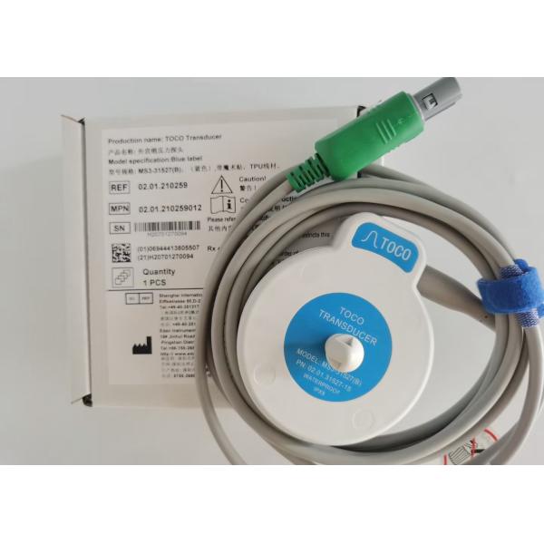 MS3-31527 Toco Transducer Probe 6 иглы одноразовый слот Синяя лента Велькро 2,5 м длина