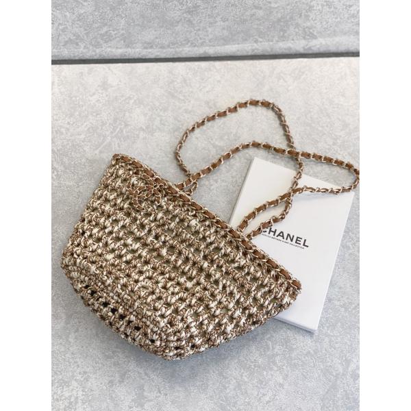 Cusomised клеймило PU сумки рафии соломы сумки 22P Chanel посыльного
