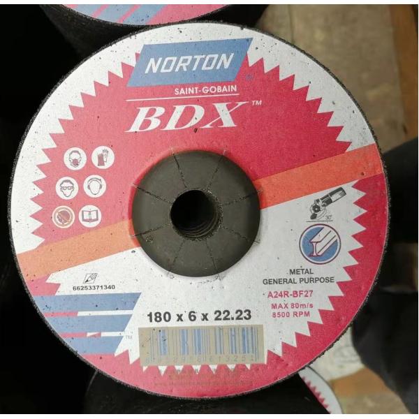 180x6x22.2mm 7 Inch Grinding Wheels OEM For Stainless Steel Inox Cutting