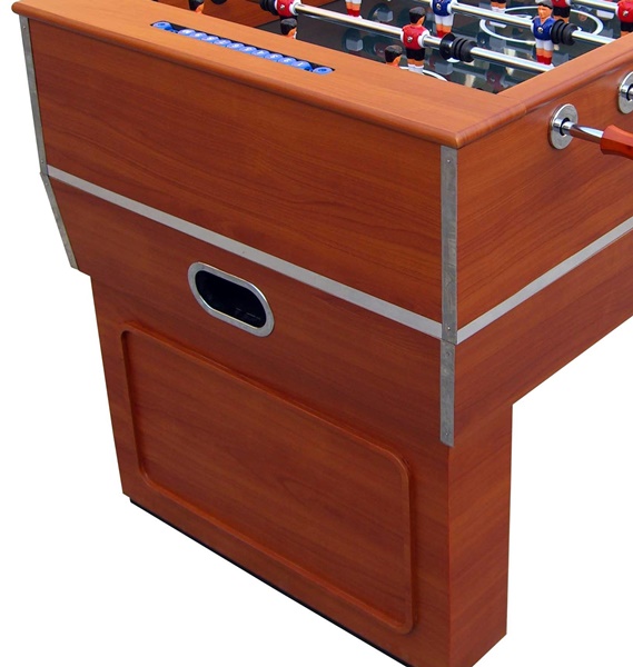 Wood Hand Grip Soccer Game Table MDF Indoor Use With Cabinet Legs CE Approved