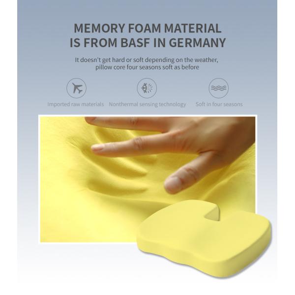 Super Soft Fabric Memory Foam Seat Cushion 's Popular Choice for Back Pain Relief