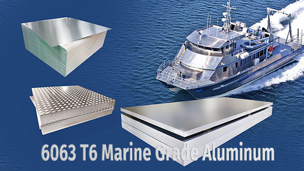 ASTM 6063 T6 Aluminum Sheet Marine Grade Aluminum Plate for Boat Using