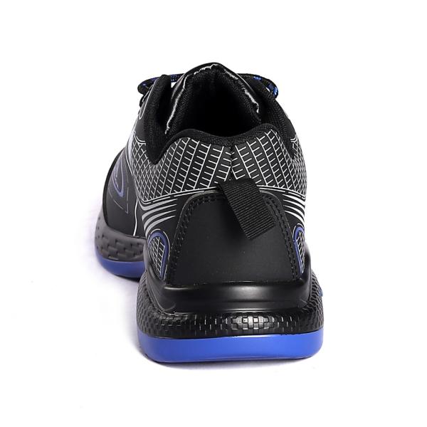 Кожаная сетка Металлическая стальная ножка унисекс Комфорт Противоскользящий масляному покрытию Синяя наружная подошва Безопасность обуви