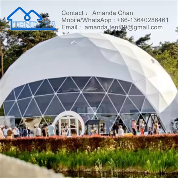 Commercial Igloo Geodesic Dome Tent For Trade Show Camping And Outdoor Activities