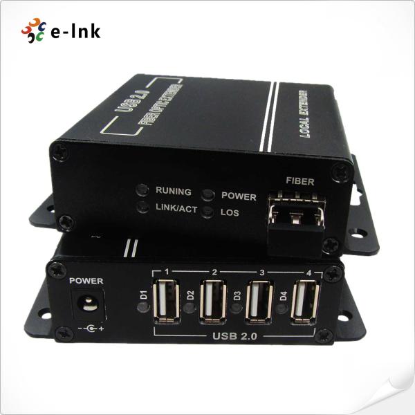 4 Port USB 2.0 Fiber Extender