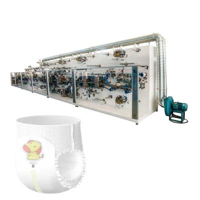 450m/Min 3 Phases PE Baby Diaper Production Line / Diaper Production Plant 480V Elastic Ear