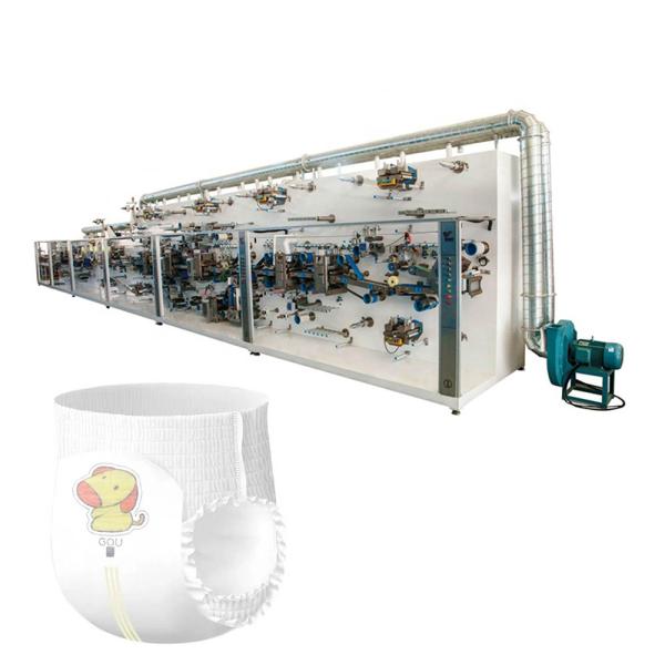450m/Min 3 Phases PE Baby Diaper Production Line / Diaper Production Plant 480V Elastic Ear
