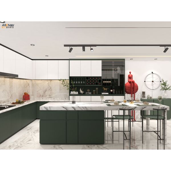 Traditional Design Kitchen Cabinet with Custom Size and Knock Down Structure for Modern Kitchens