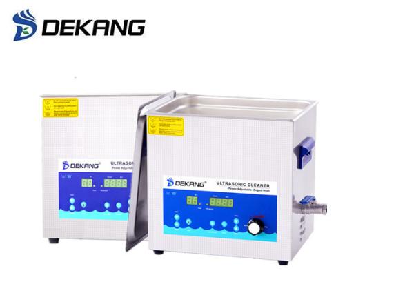 Low Noise 10L Ultrasonic Cleaning Bath  Power Adjustable  With Sweep  Degass