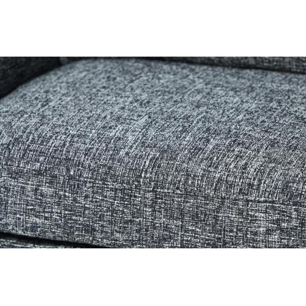 Fashionable top-Quality grey linen with brass finish metal base living room fabric couches sofa