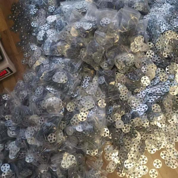 36mm Self Locking Washer Metal With 6mm Diameter Center Hole For Fixing Boards