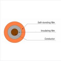 Individu émaux rond ultra mince de câblage cuivre collant le type isolé pour des moteurs