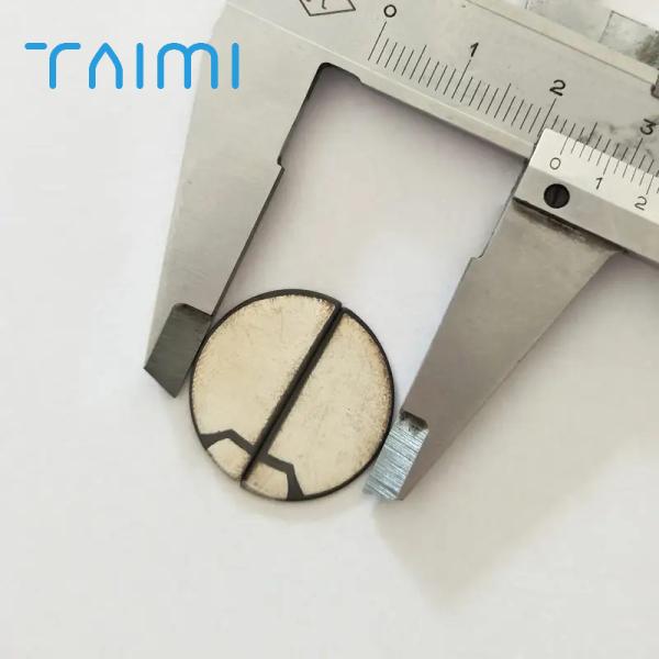 Half Moon Shaped 3MHz Piezo Ceramic Element for Heartbeat Baby Monitor Fetal Doppler