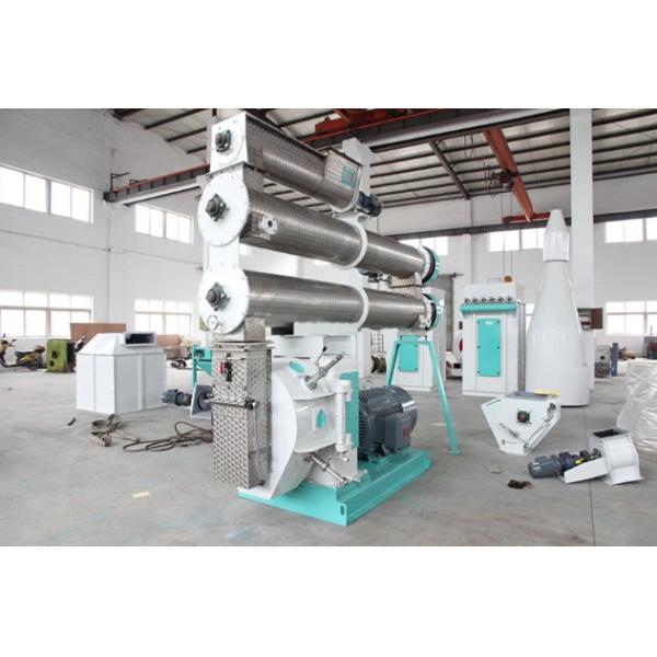 2-4 T / H Ring Die Feed Pellet Mill с одним кондиционером для производства кормовых пеллет