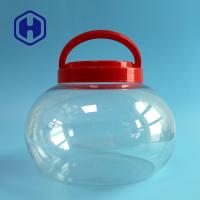 pot en plastique de grand ANIMAL FAMILIER rond de conserves au vinaigre de 3740ml 126oz avec l'emballage de cadeau de couvercle et de poignée