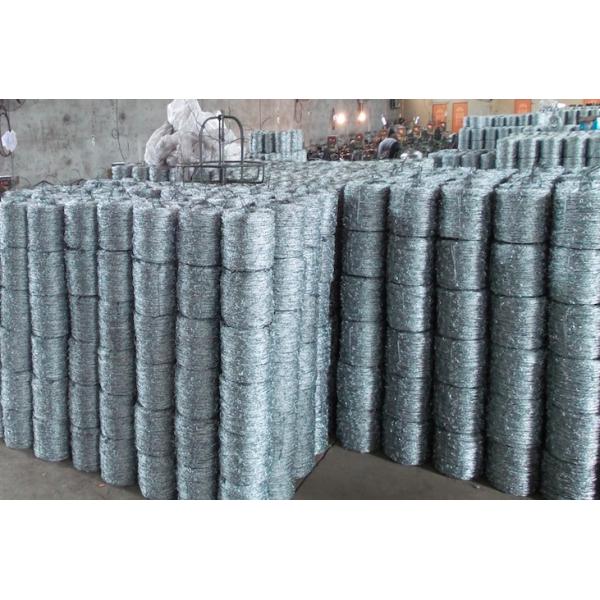Security Fence 400m 500m Hot Dipped Galvanized Barbed Wire 5kg 50kg Per Coil