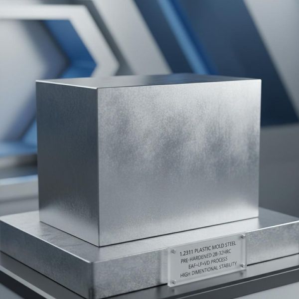 1.2311 Plastic Mold Steel Pre-hardened 28-32HRC with EAF+LF+VD Process for High Dimensional Stability in Precision Mold Making