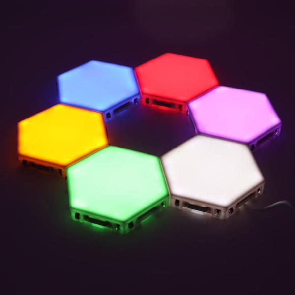Lâmpadas de parede de luz LED Sensível ao toque Iluminação magnética Decoração para escritório em casa