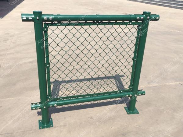 PVC Chain Link Fence for Tennis Soccer Field Court Yard and Garden