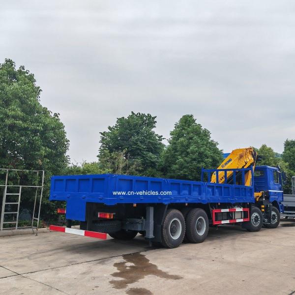 Shacman 8X4 4 Alex Truck Mounted Crane 28ton Folding Mobile Crane Truck With GSQZ560