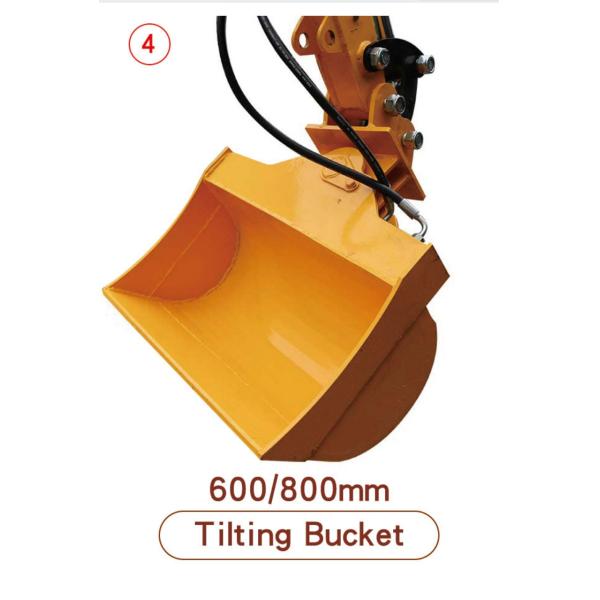 EPA Certificate MINI Excavator Bucket Accessories Multiple Use