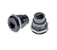 CAT6 Connecteur de données rond en alliage de zinc Connecteur audio USB antipoussière pour le transfert de données