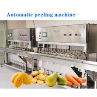 2.8kw Máquina inteligente de descascar mamão para linhas de processamento de frutas e vegetais Especificações de descascagem ajustáveis