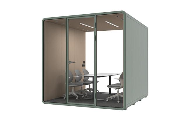 painel de absorção de som para escritório de conferências de negócios cabine de tamanho XL para 6-8 assentos sala de reuniões de escritório