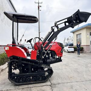 Powerful Small 50HP Paddy Field Crawler Tractor With Auxiliary Equipment