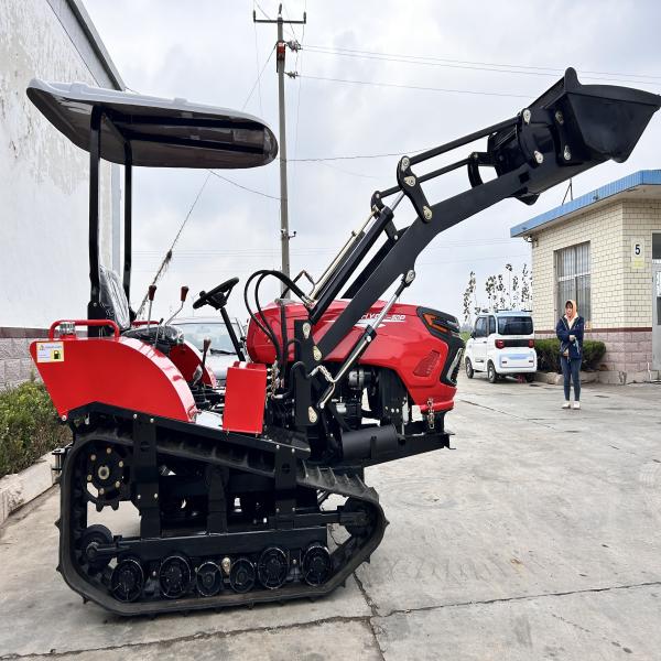 Amphibious 50 hp Crawler Tractor Agricultural Equipment With Auxiliary Equipment