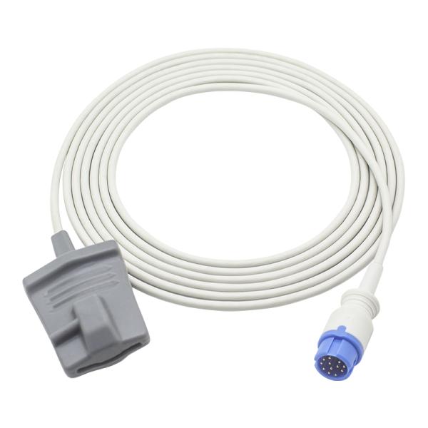 Anke ASC-553 Reusable SpO2 Sensor Oxi-max Tech 12Pin Adult Finger Clip SpO2 Probe