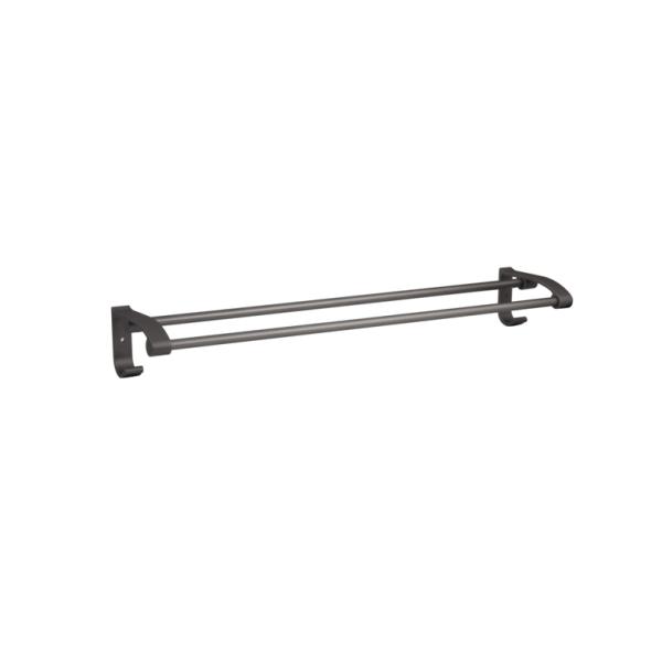 Polish Surface Finishing Luxury Bathroom Accessories Set with Aluminum Alloy Towel Rack