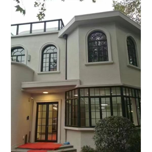 5+20A+5 Insulating Glass Outdoor French Door With 2.0mm Thermal Break Aluminum And French Lock