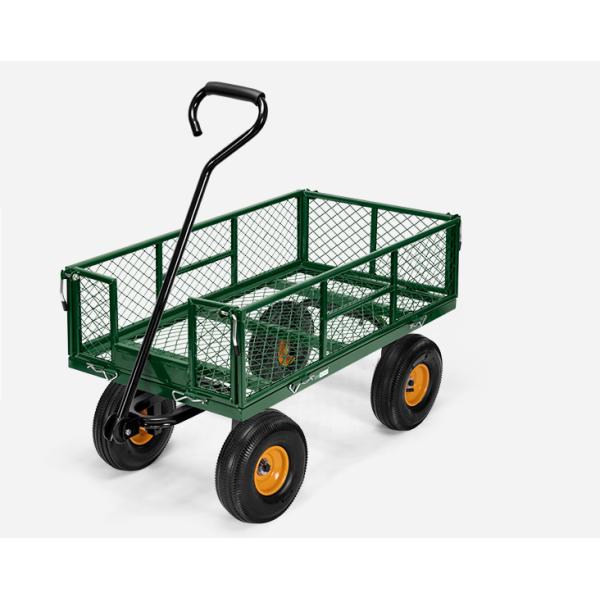 Outdoor Garden Heavy Duty Utility Portable Large Capacity Camping Collapsible Wagon Cart With All-Terrain Wheels