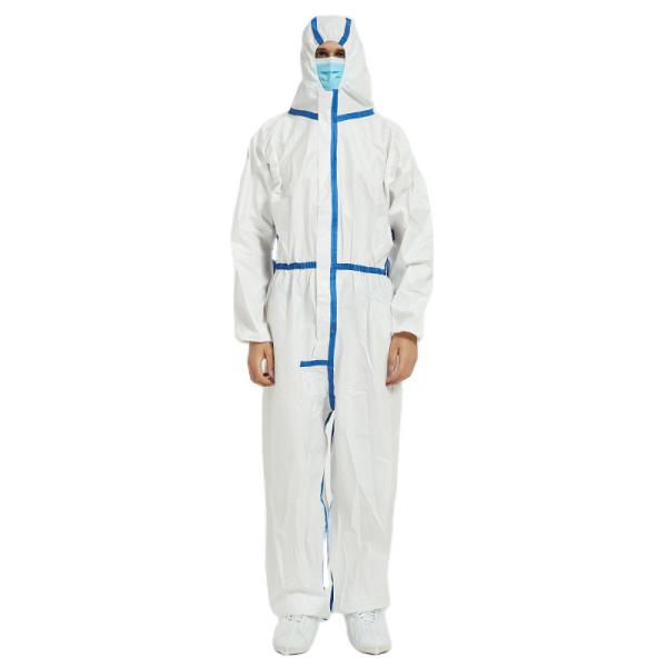 OEM Disposable Protective Coverall Antistatic Waterproof Insulated Coveralls With Hood
