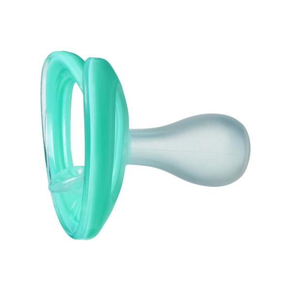 Set of Lightweight Adorable Soft Medical Grade Silicone Pacis for Newborns and Babys 0-2Yrs